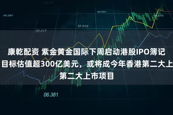 康乾配资 紫金黄金国际下周启动港股IPO簿记建档，目标估值超300亿美元，或将成今年香港第二大上市项目